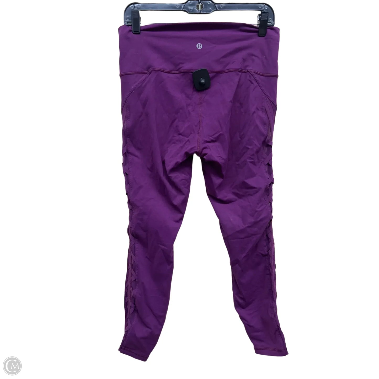 Athletic Capris By Lululemon In Purple, Size: 10