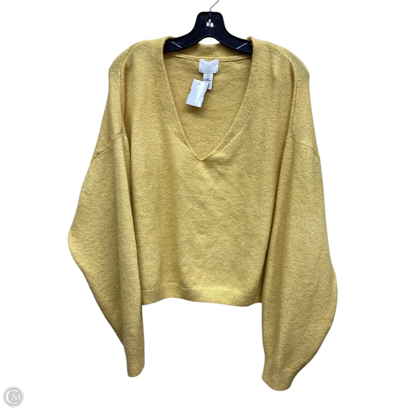 Sweater By H&m In Yellow, Size: M