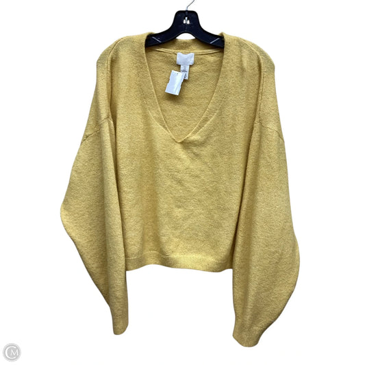 Sweater By H&m In Yellow, Size: M