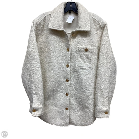 Jacket Other By Express In White, Size: S