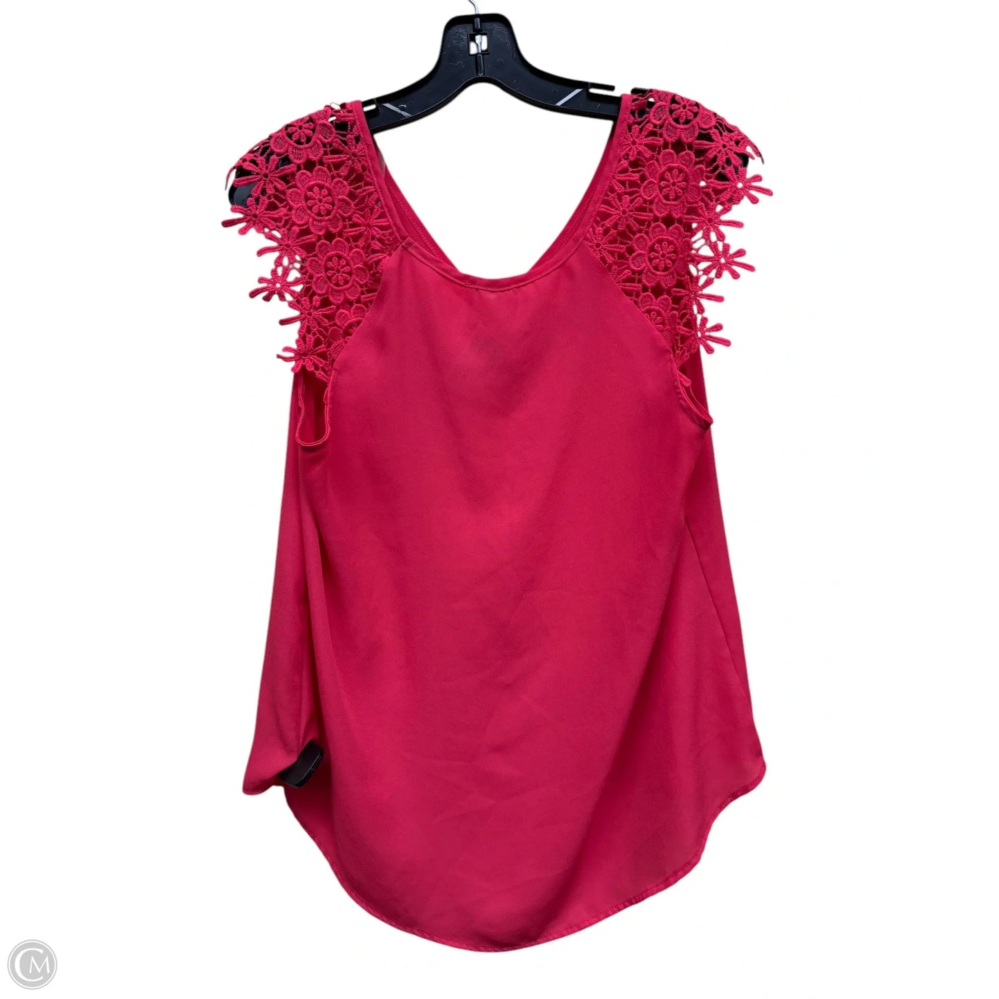 Top Short Sleeve By Clothes Mentor In Pink, Size: L