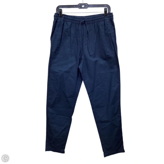 Pants Linen By H&m In Navy, Size: S