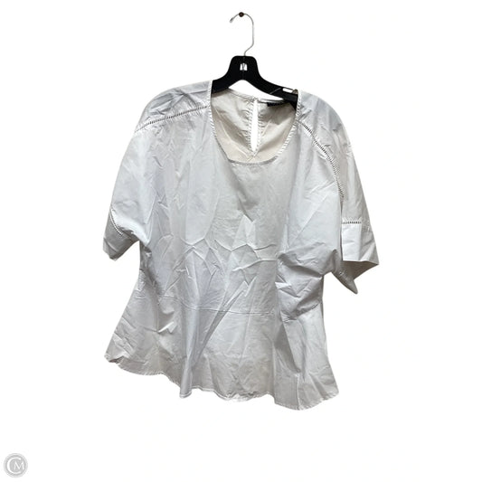 Top Long Sleeve By Lane Bryant In White, Size: 2x