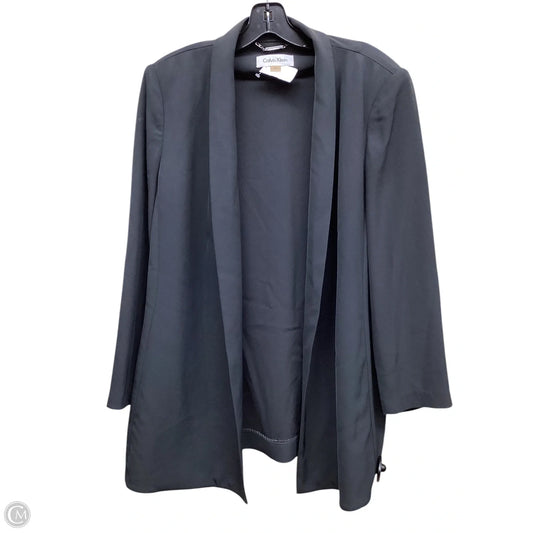 Blazer By Calvin Klein In Grey, Size: L
