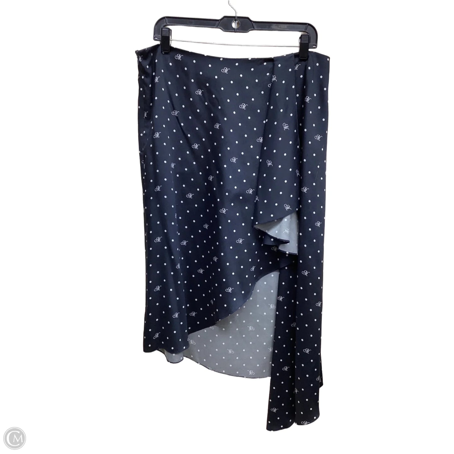 Skirt Midi By Clothes Mentor In Polkadot Pattern, Size: 12