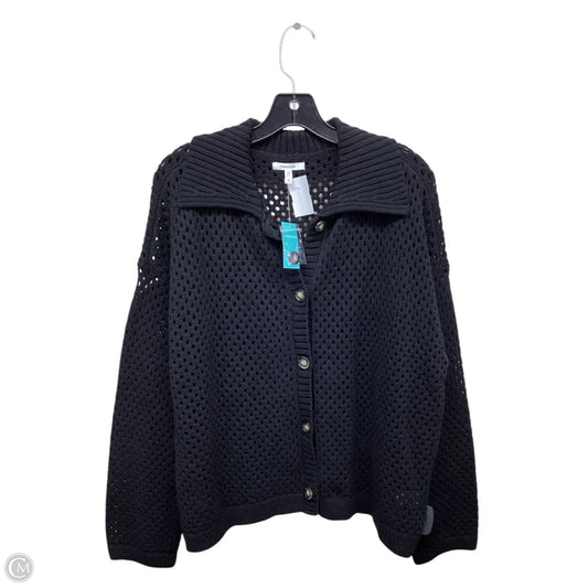 Sweater Cardigan By Maurices In Black, Size: Xl