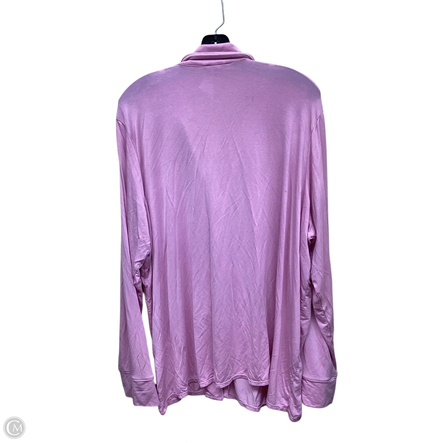 Top Long Sleeve By Skims In Pink, Size: 3x