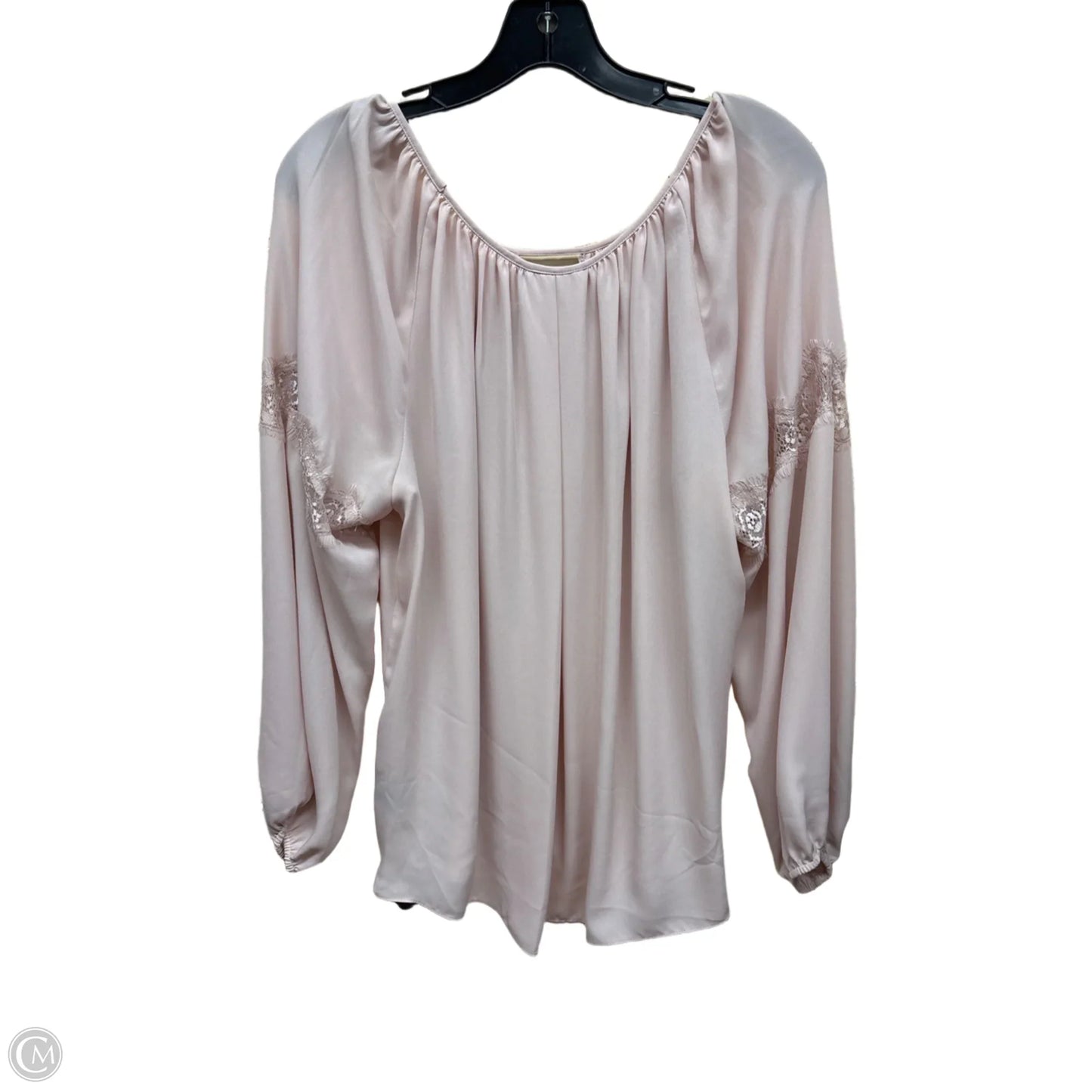 Top Long Sleeve By Max Edition In Pink, Size: L