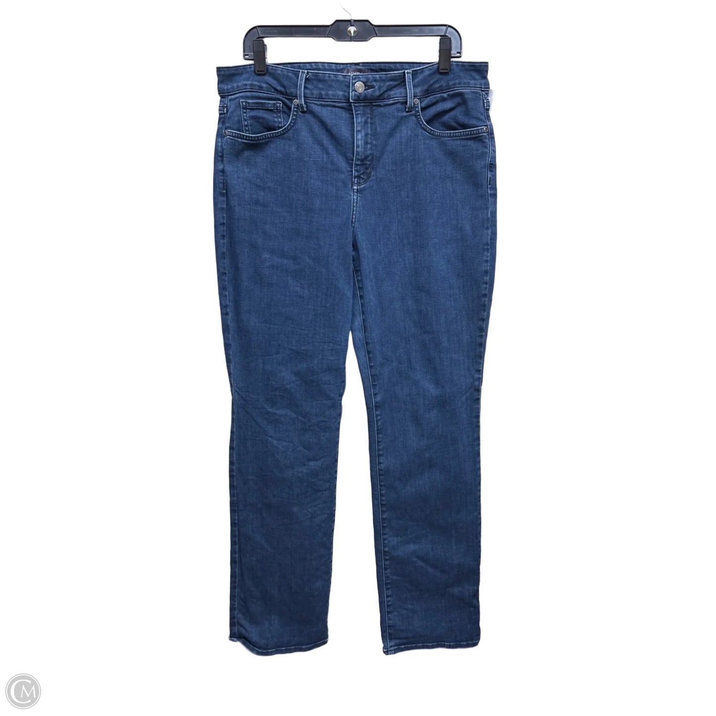 Jeans Straight By Not Your Daughters Jeans In Blue Denim, Size: 14