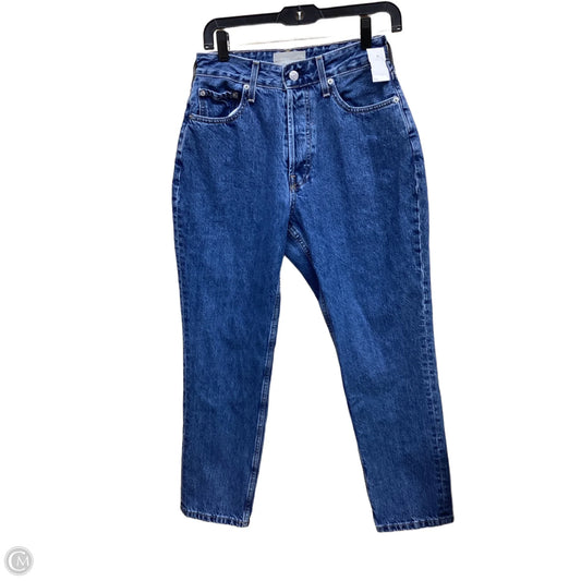 Jeans Straight By Everlane In Blue Denim, Size: 6