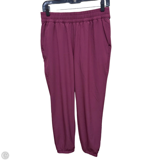 Athletic Pants By Banana Republic In Maroon, Size: S