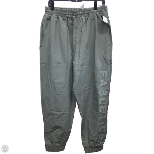 Athletic Pants By Fabletics In Green, Size: Xl