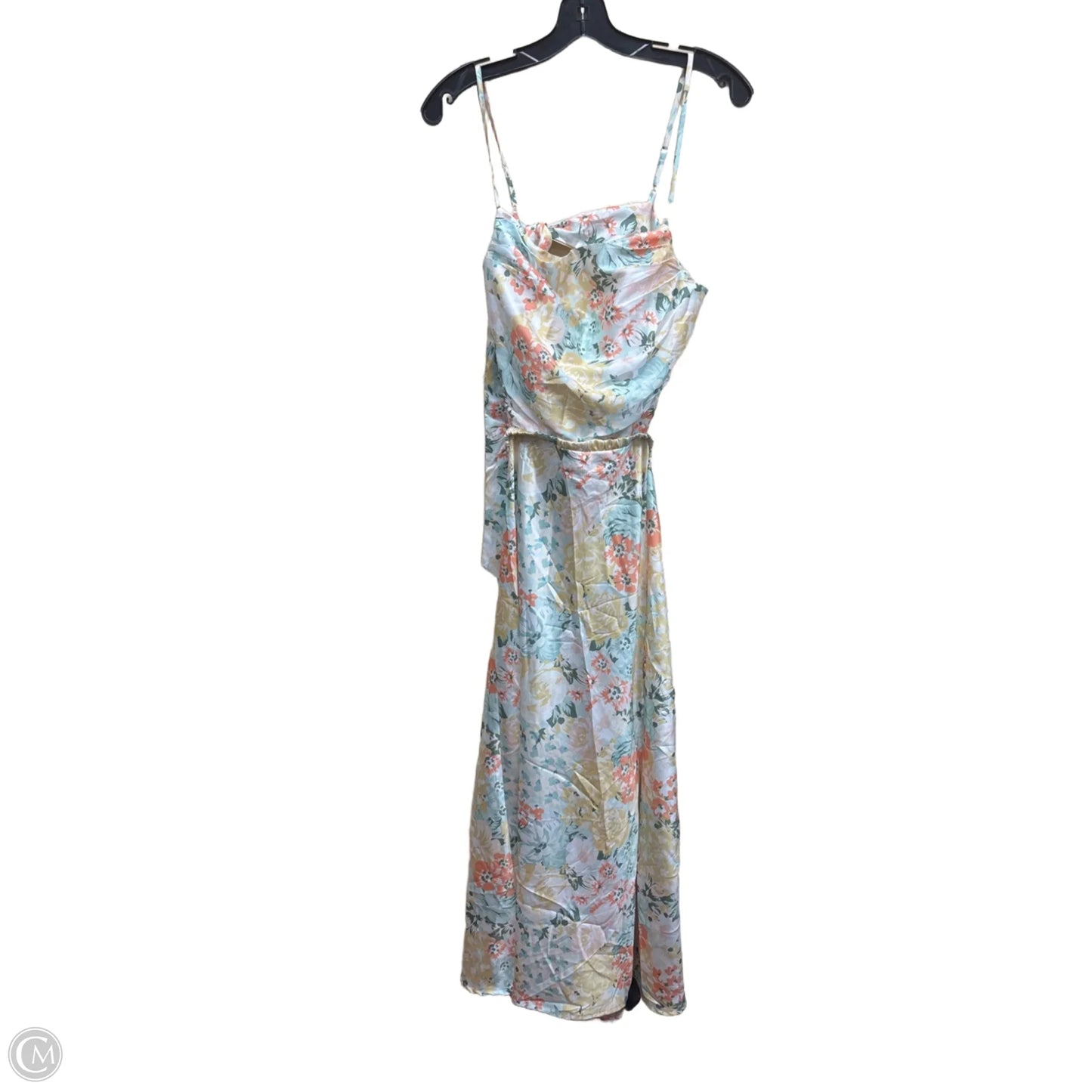 Dress Casual Maxi By Clothes Mentor In Floral Print, Size: L