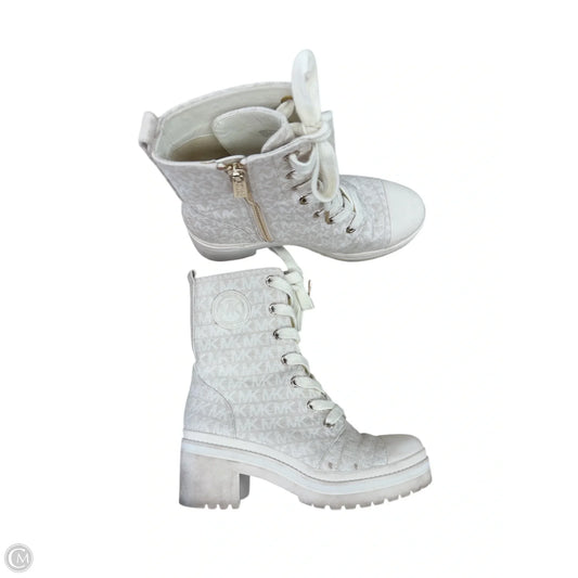 Boots Combat By Michael By Michael Kors In White, Size: 7