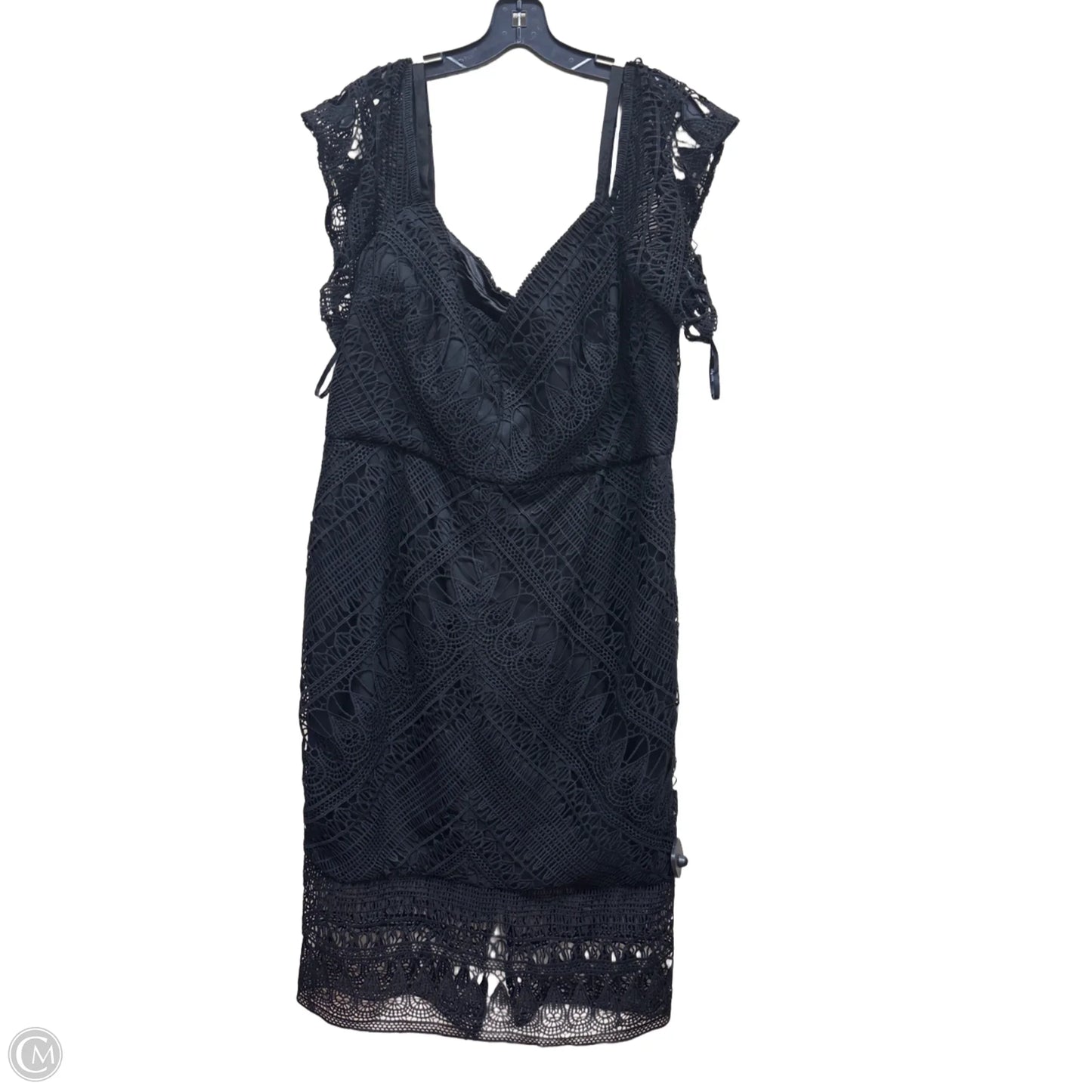 Dress Casual Midi By City Chic In Black, Size: Xxl