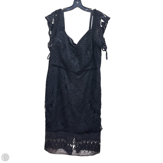 Dress Casual Midi By City Chic In Black, Size: Xxl
