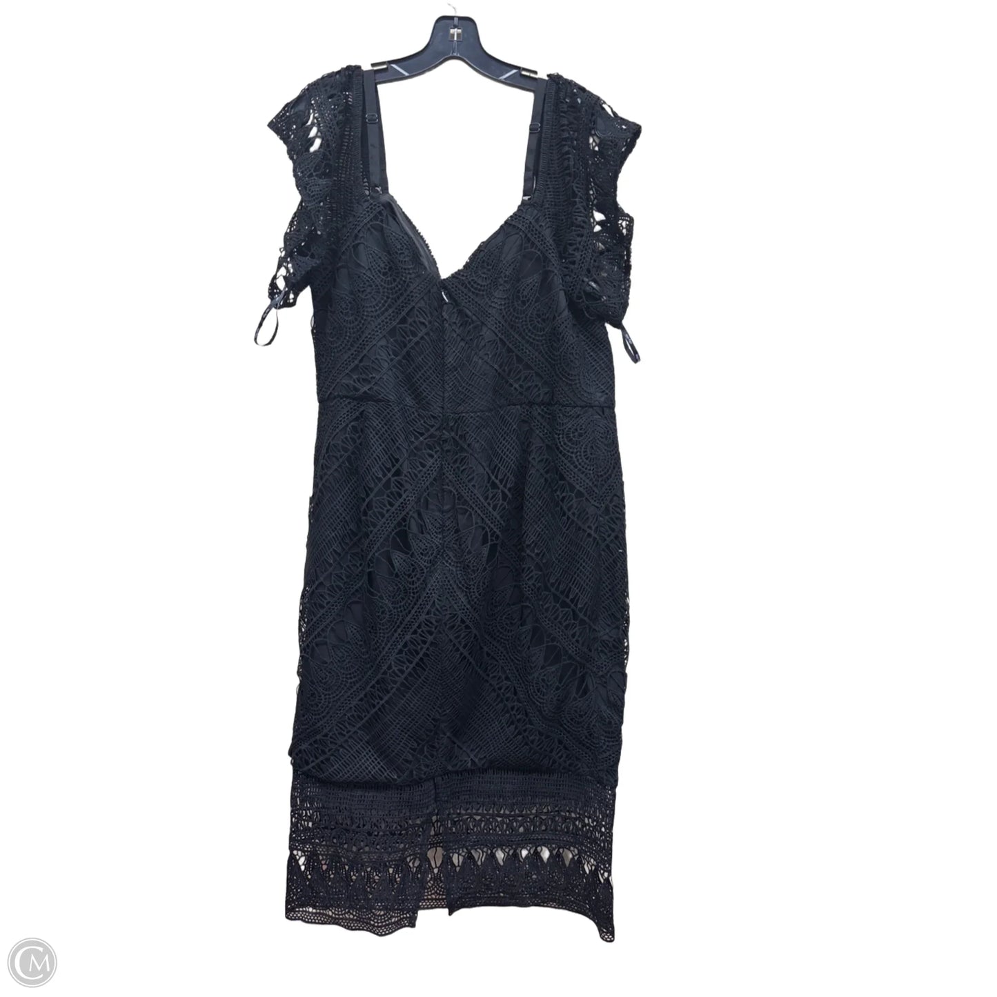 Dress Casual Midi By City Chic In Black, Size: Xxl
