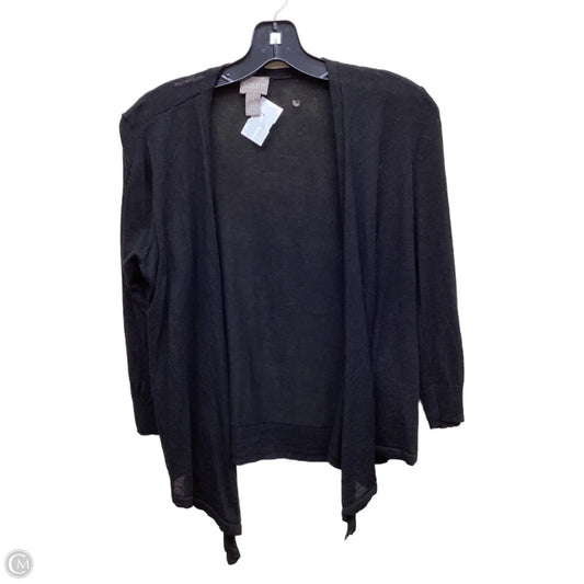 Sweater Cardigan By Chicos In Black, Size: S