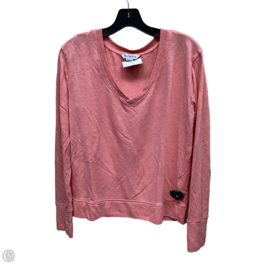 Athletic Top Long Sleeve Crewneck By Athleta In Pink, Size: S