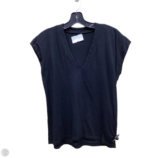 Top Short Sleeve By Frame In Black, Size: Xs