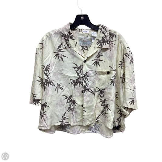 Top Short Sleeve By Clothes Mentor In Yellow, Size: L