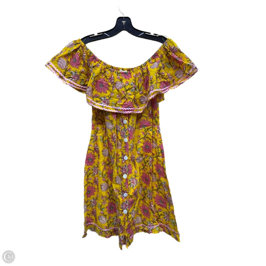 Dress Casual Short By Clothes Mentor In Floral Print, Size: L