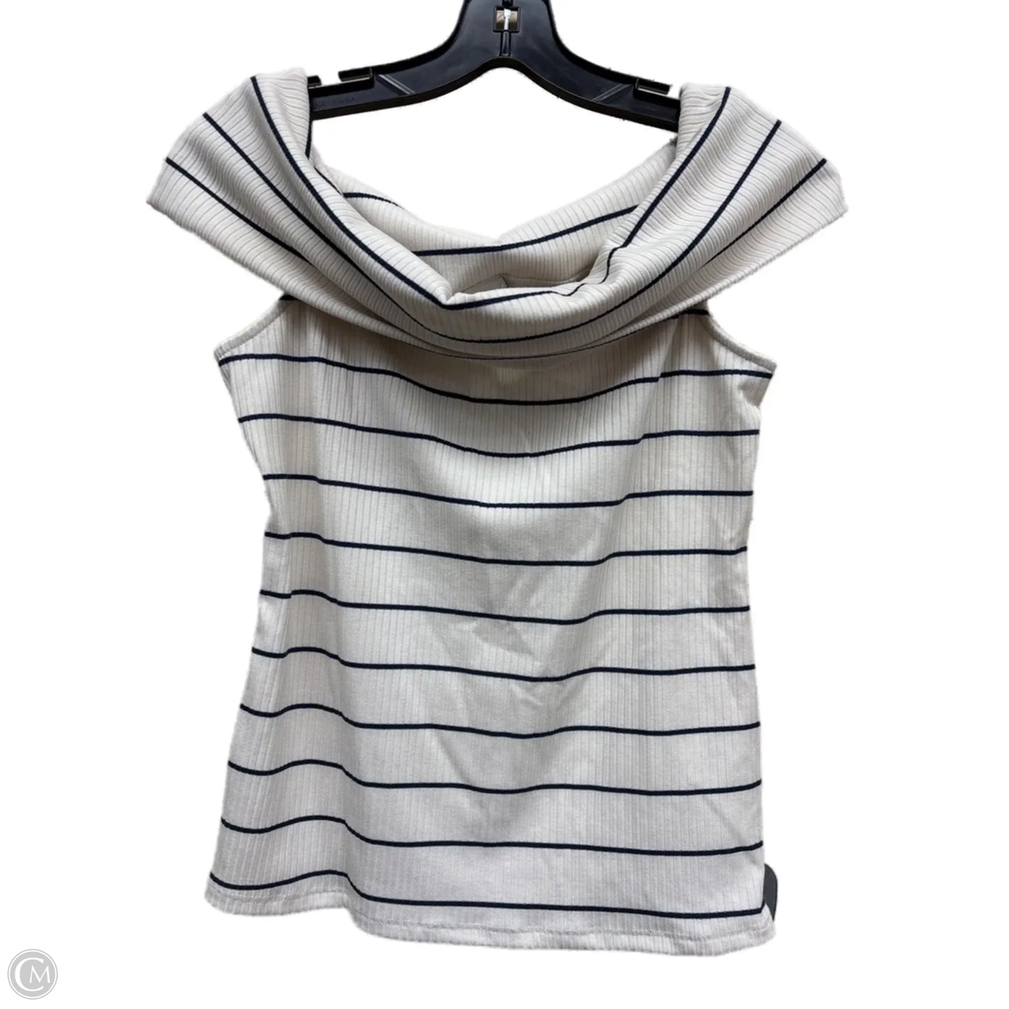 Top Sleeveless By A New Day In Striped Pattern, Size: M