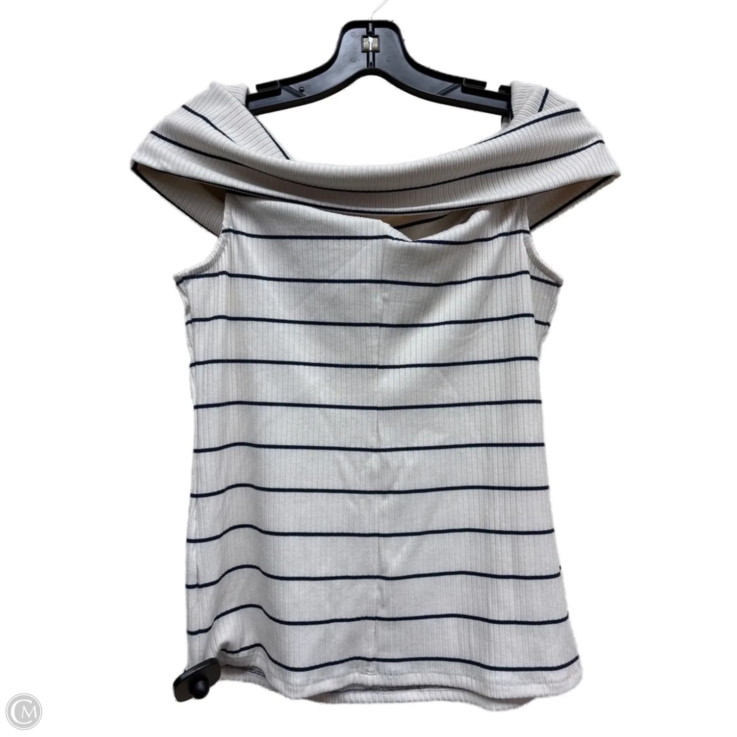Top Sleeveless By A New Day In Striped Pattern, Size: M