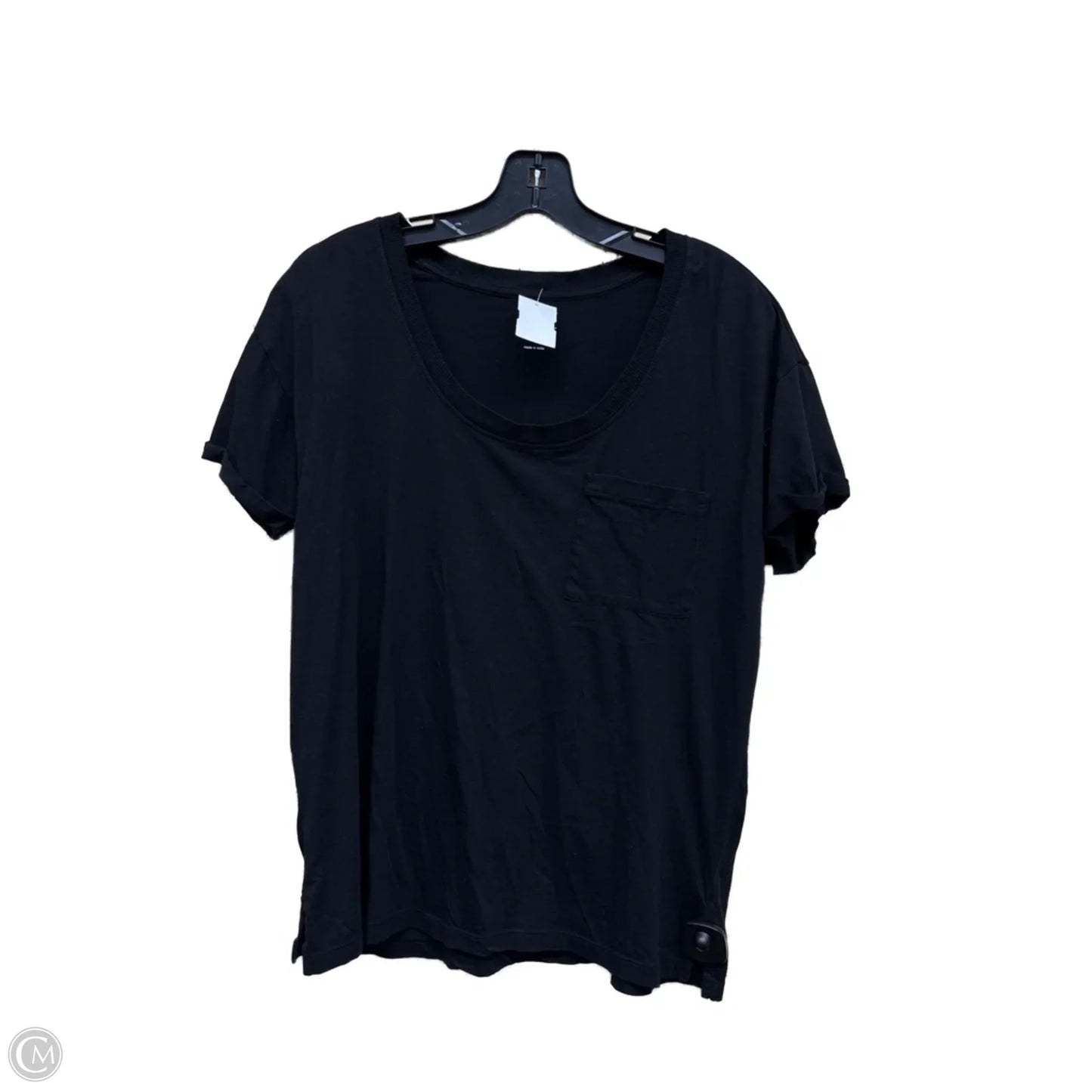 Top Short Sleeve By Lou And Grey In Black, Size: Xs