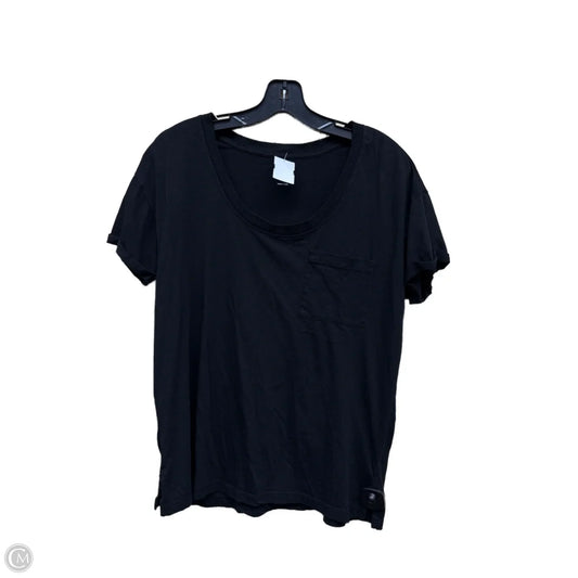 Top Short Sleeve By Lou And Grey In Black, Size: Xs