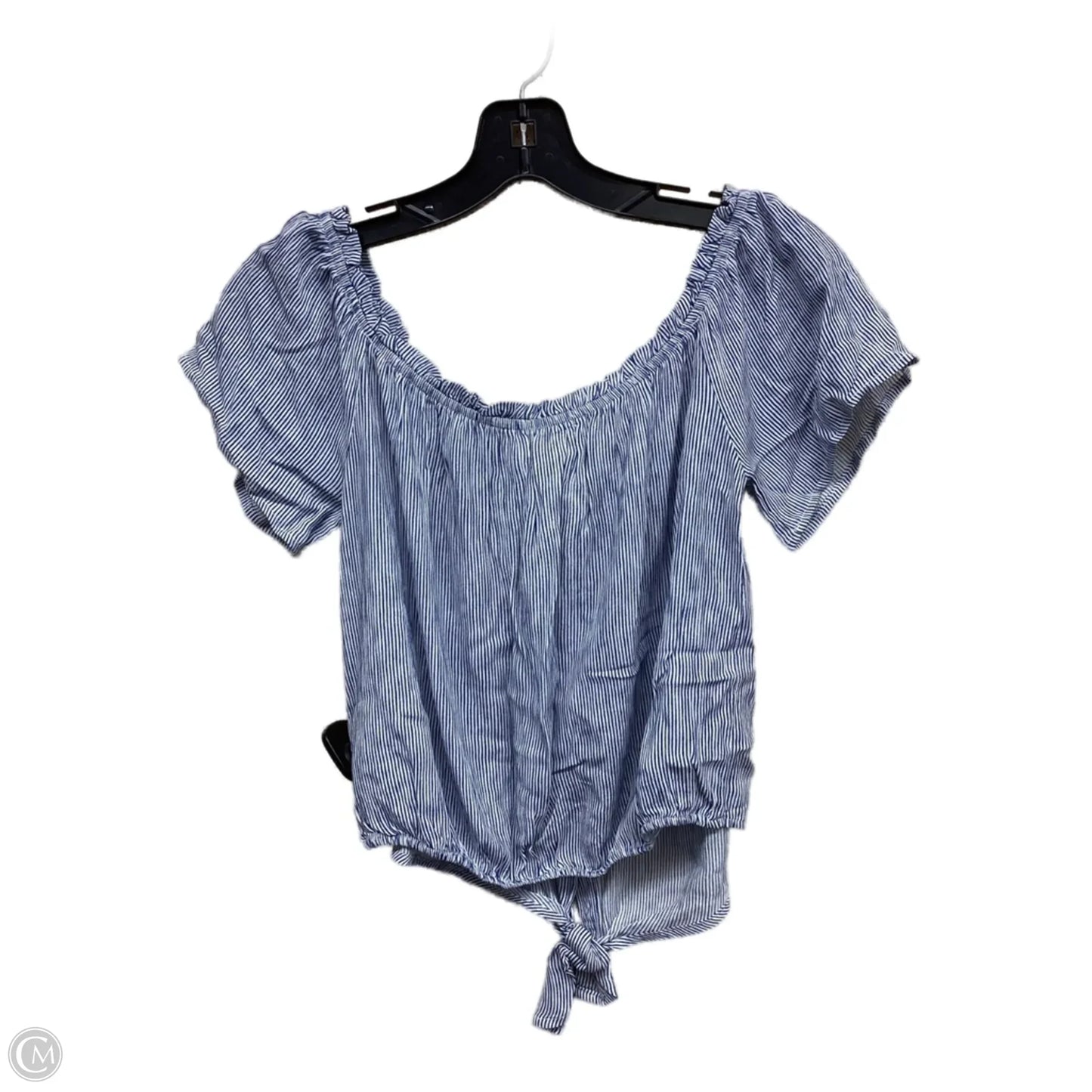 Top Short Sleeve By Clothes Mentor In Striped Pattern, Size: S