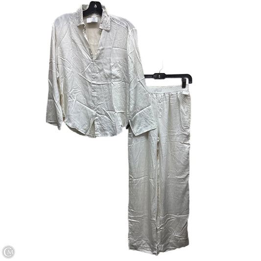 Pajamas 2pc By Pink In White, Size: Xs