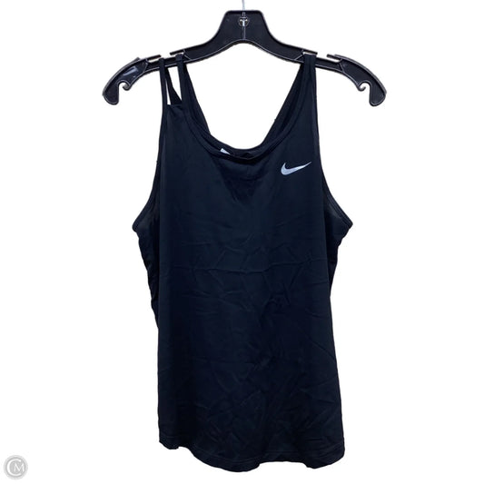 Athletic Tank Top By Nike In Black, Size: M