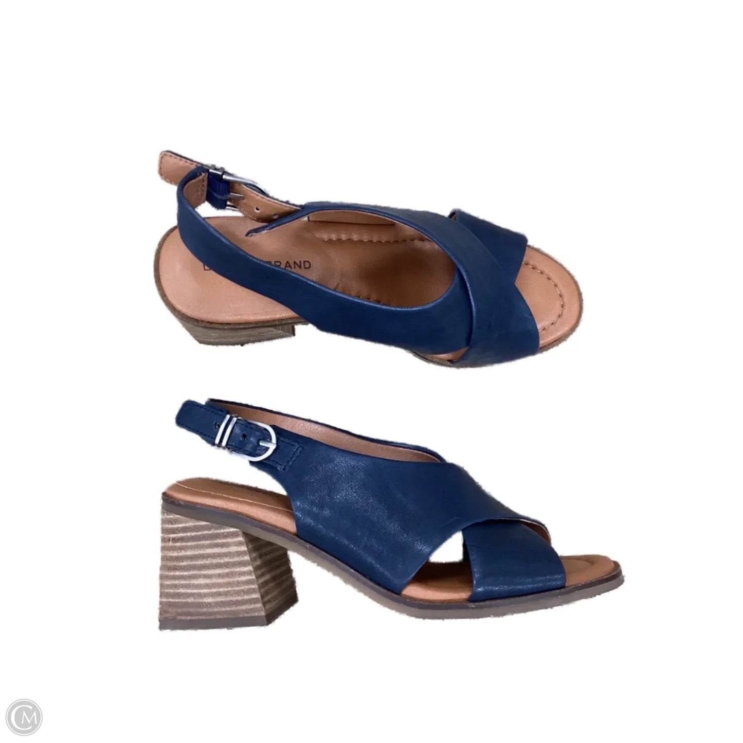 Shoes Heels Block By Lucky Brand In Navy, Size: 7