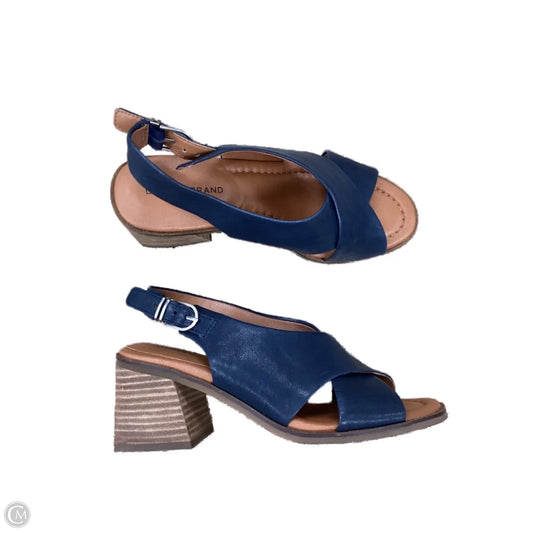 Shoes Heels Block By Lucky Brand In Navy, Size: 7