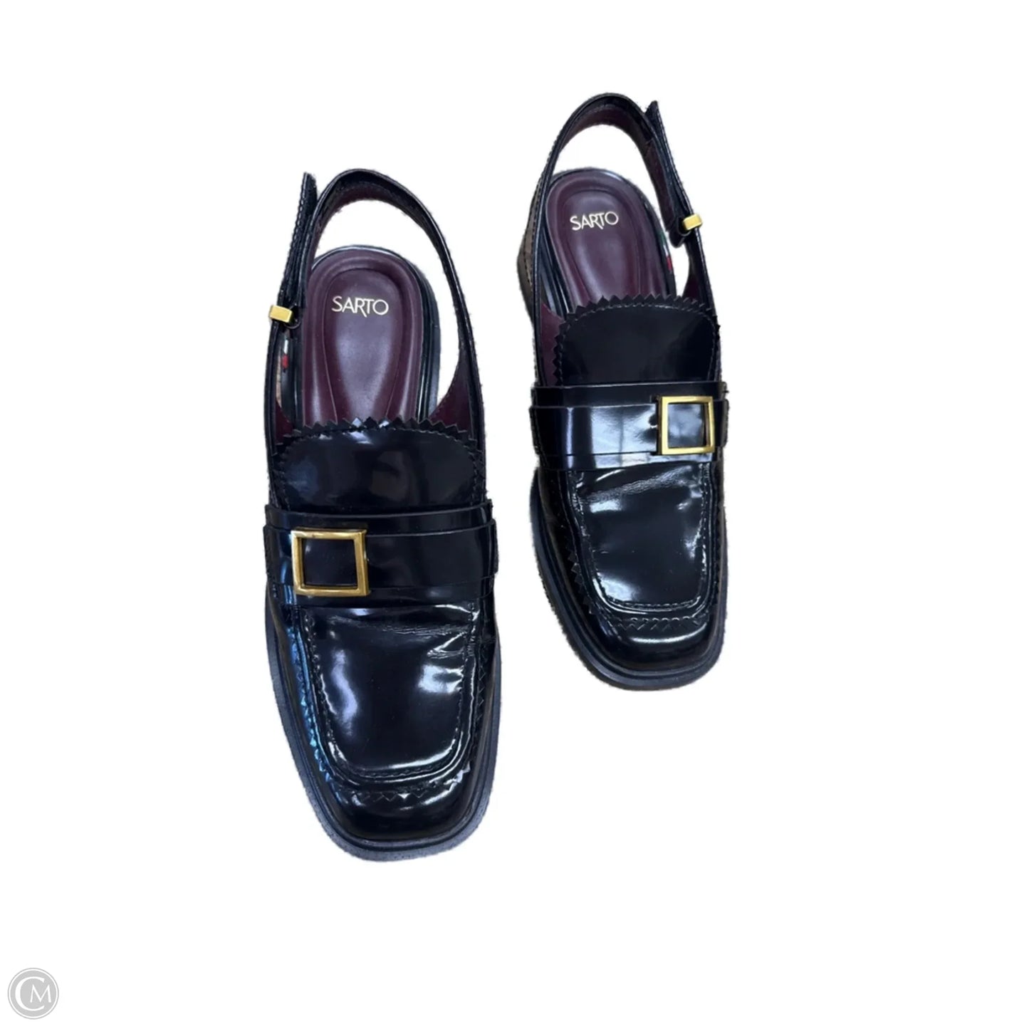 Shoes Flats By Clothes Mentor In Black, Size: 9