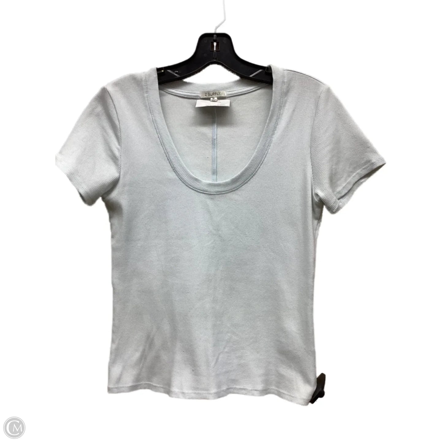 Top Short Sleeve By Z Supply In Blue, Size: M