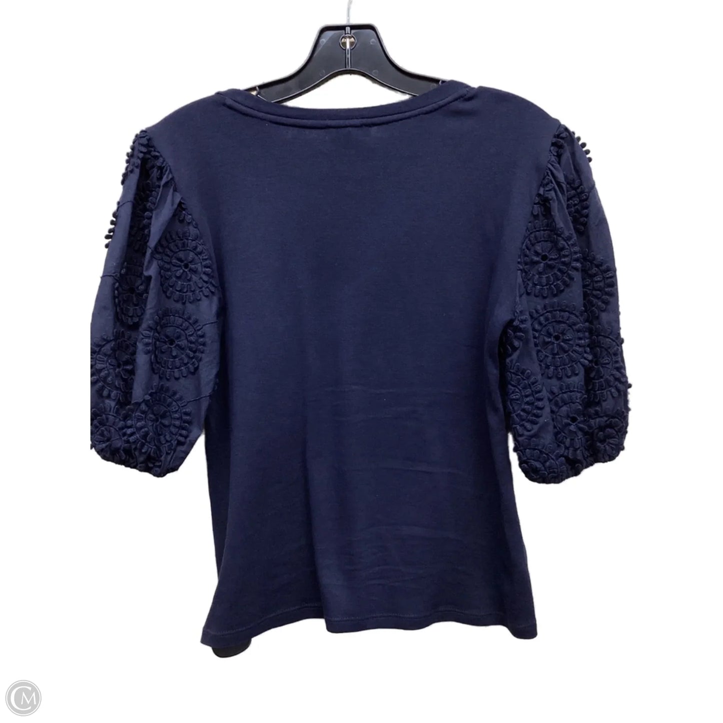 Top Short Sleeve By Ann Taylor In Blue, Size: S