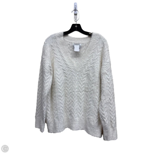 Sweater By Lucky Brand In White, Size: M