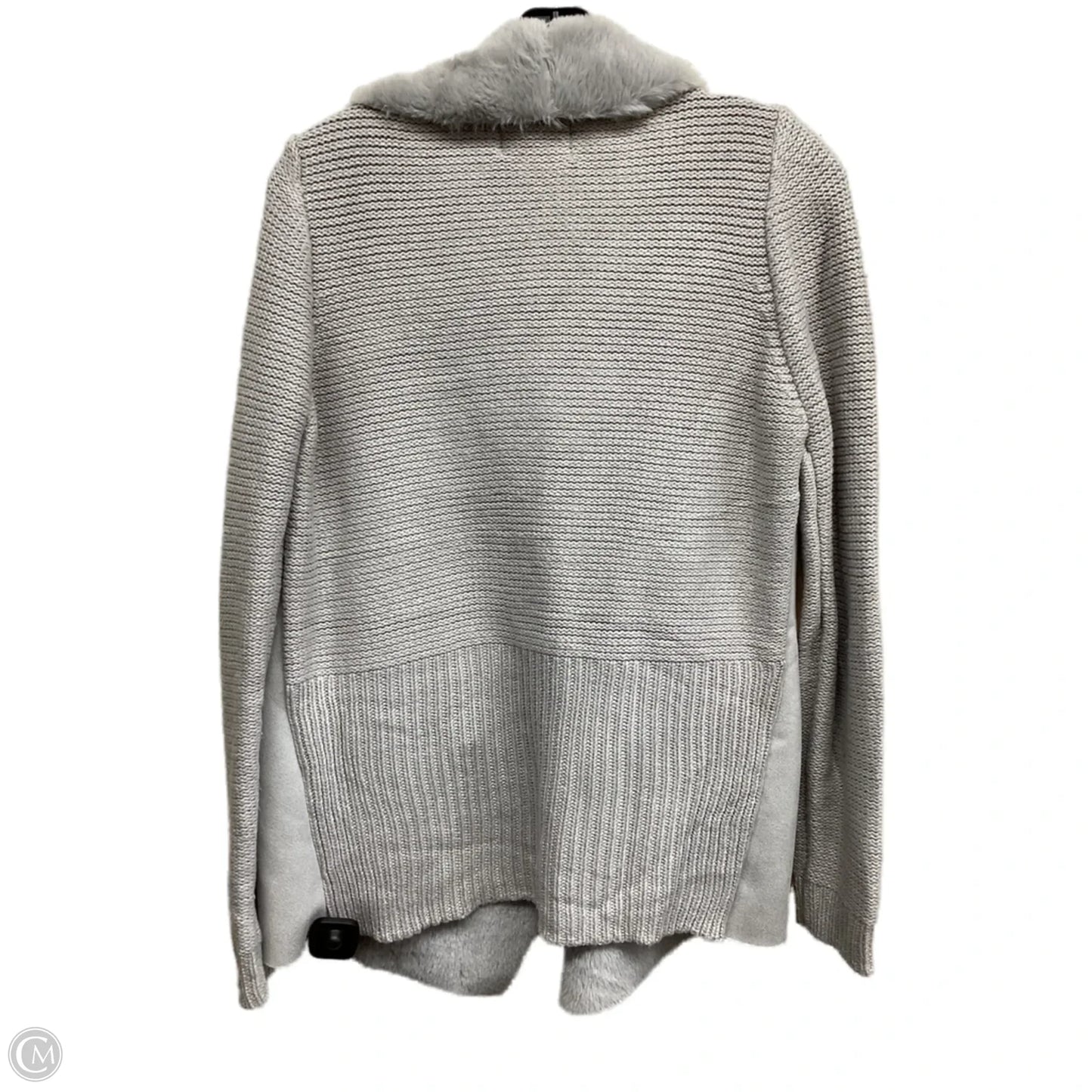 Sweater Cardigan By Clothes Mentor In Grey, Size: M