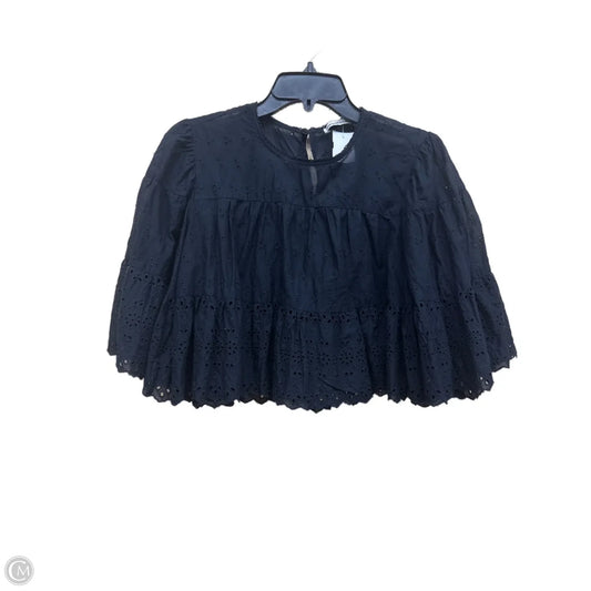 Top Long Sleeve By Abercrombie And Fitch In Black, Size: S