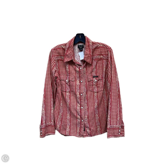 Top Long Sleeve By Lucky Brand In Multi-colored, Size: L