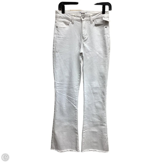 Jeans Wide Leg By Paige In White Denim, Size: 2