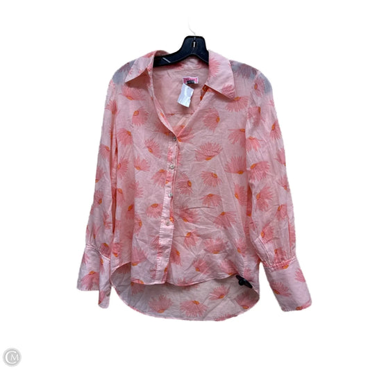 Top Long Sleeve Designer By Kate Spade In Floral Print, Size: Xs