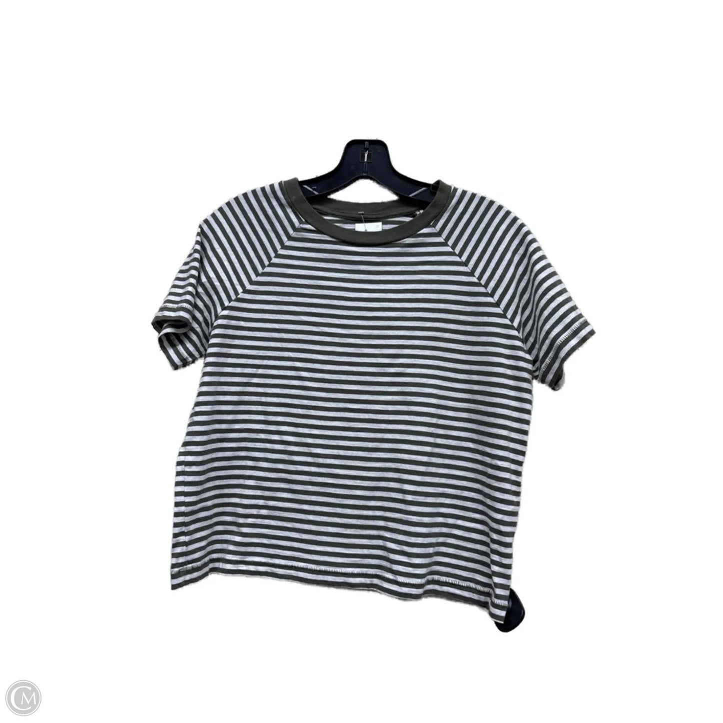 Top Short Sleeve By Levis In Striped Pattern, Size: S