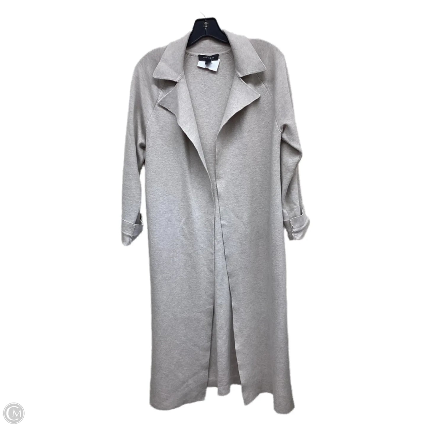 Sweater Cardigan By Ann Taylor In Tan, Size: Xs