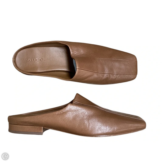 Shoes Flats By Vince In Brown, Size: 9.5