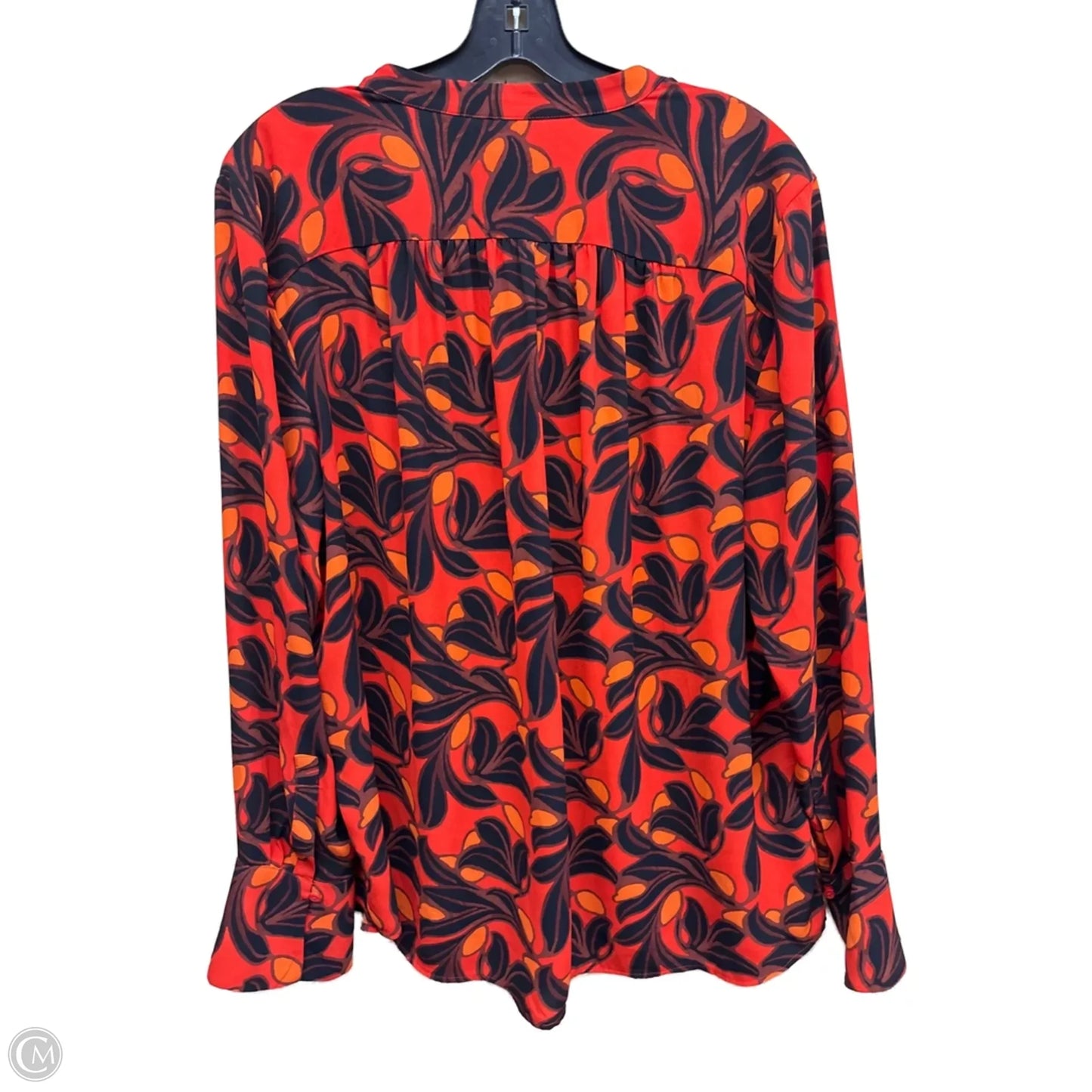 Top Long Sleeve By Ann Taylor In Multi-colored, Size: Xl