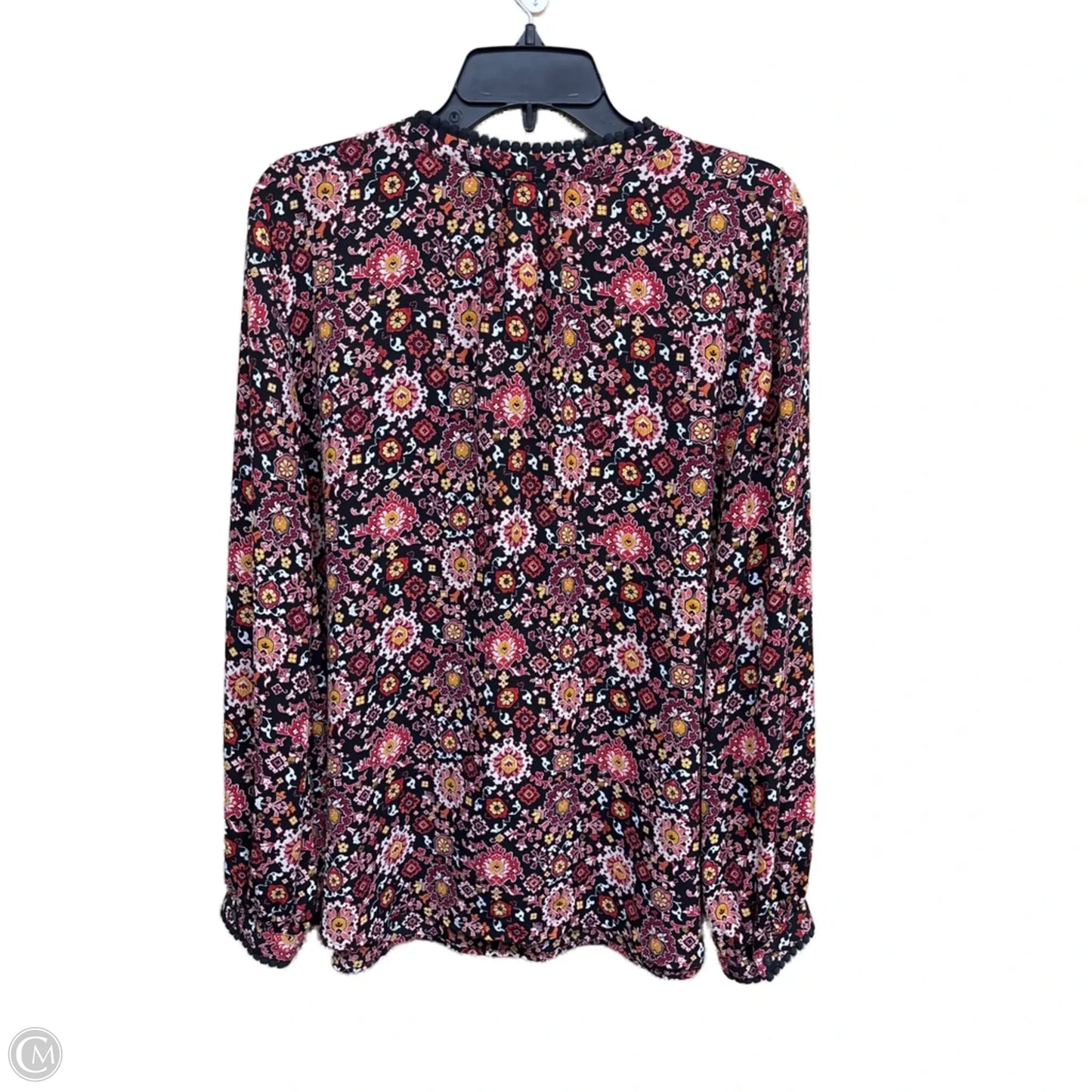 Top Long Sleeve By Loft In Multi-colored, Size: L