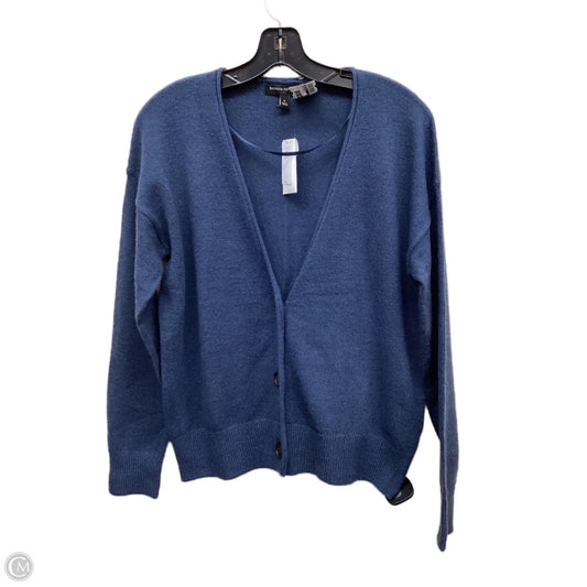 Sweater Cardigan By Banana Republic In Blue, Size: S